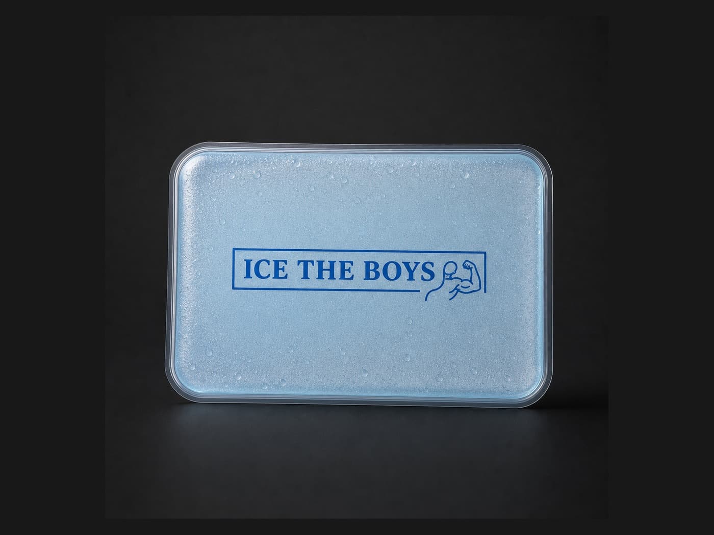 Ice Pack being placed in freezer — step 1 of the cooling process